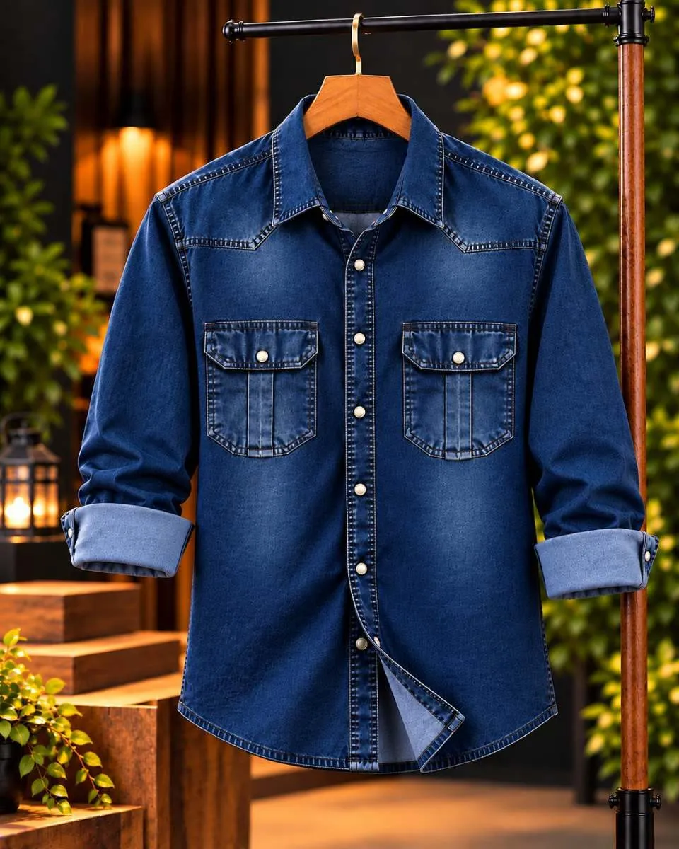 💢 Premium Trendy Denim Shirt