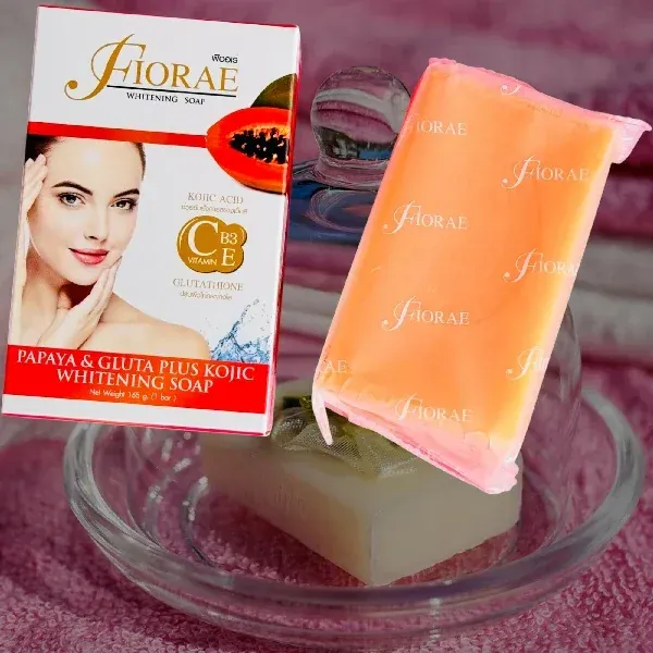 Fiorae Papaya & Gluta Plus Kojic Soap (165g)