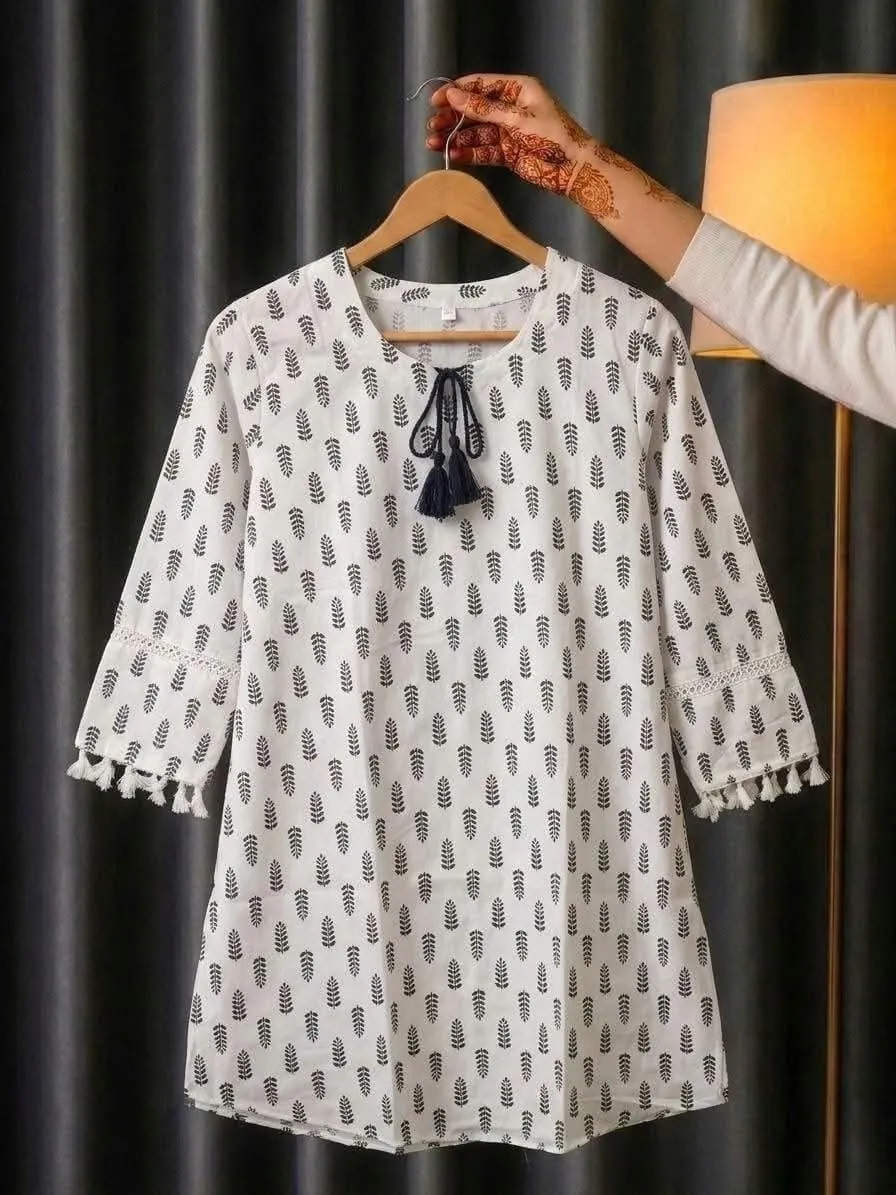 💢 One Piece Short Kurti