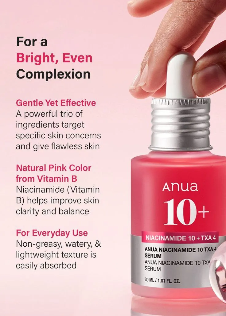 Anua 10+ Niacinamide 10% + TXA 4% Serum-