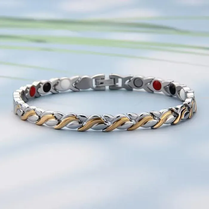 Vinterly Magnetic Stainless Steel Bracelet for Women
