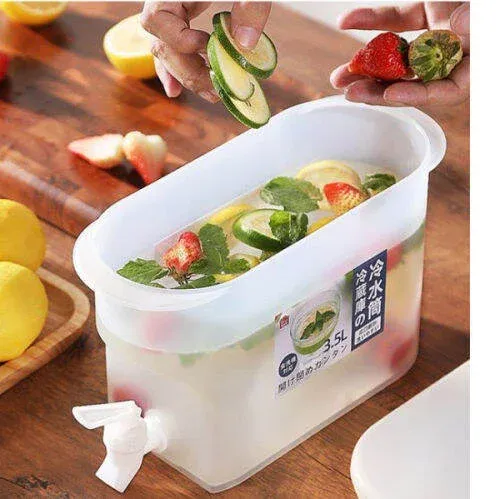 3.5L Refrigerator Water Beverage Dispenser with Faucet