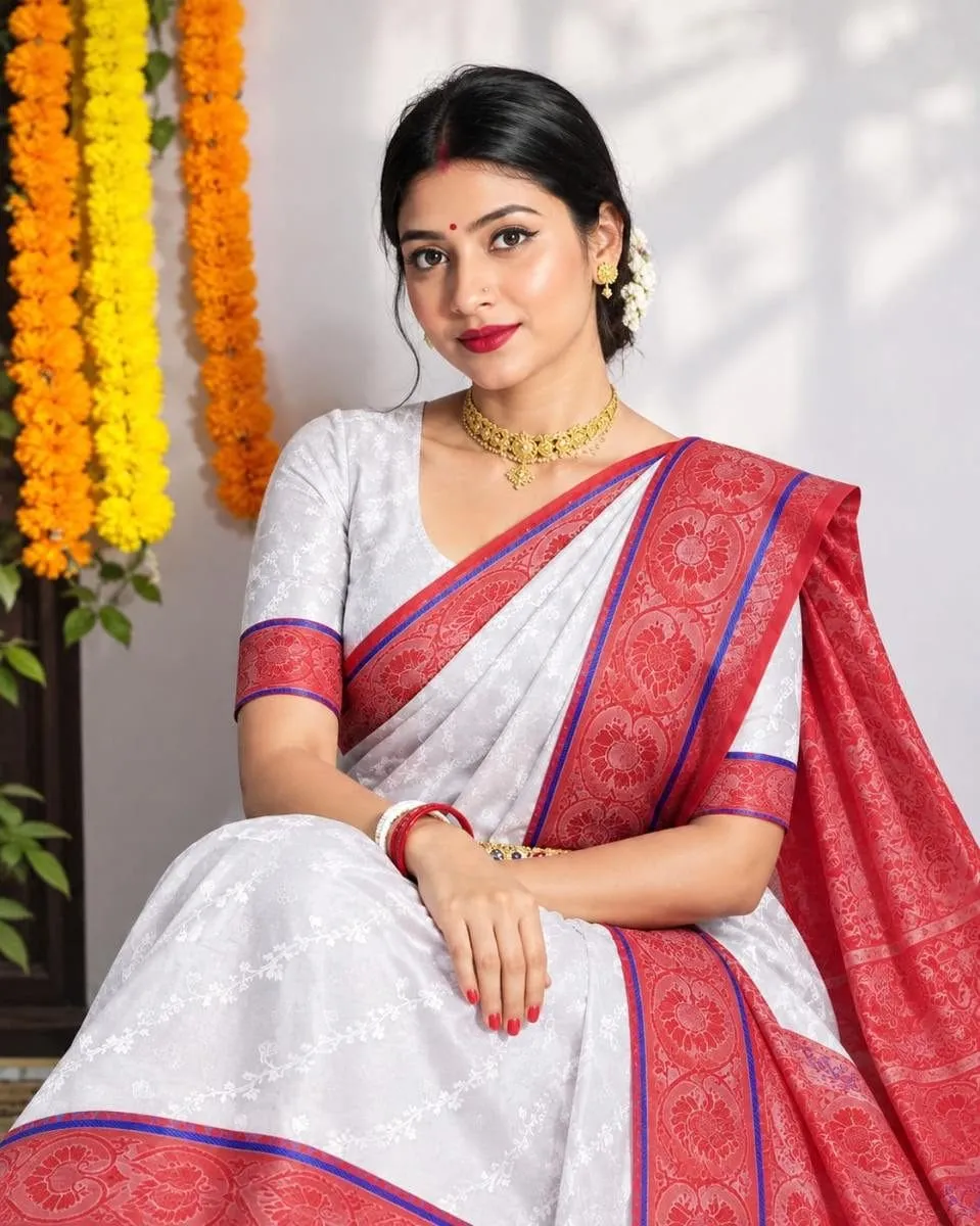 💢 Soft Silk Katan Saree