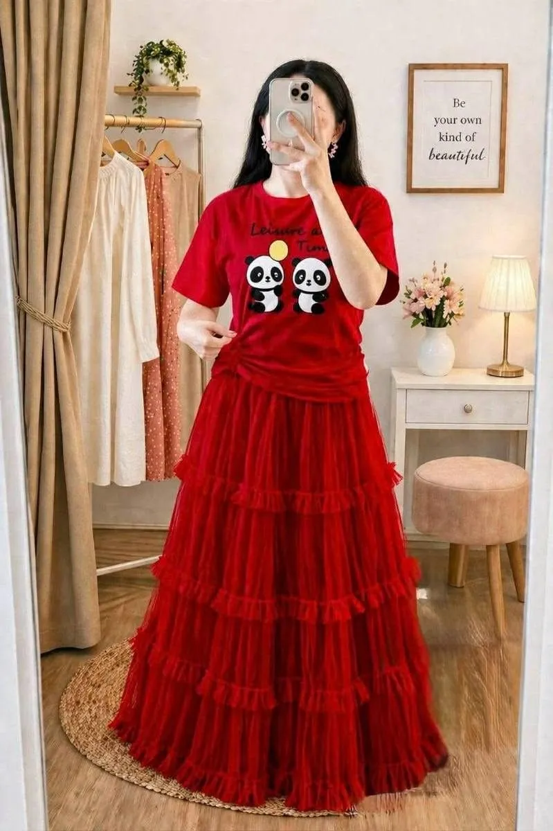 💢 Tshirt and Skirt Set