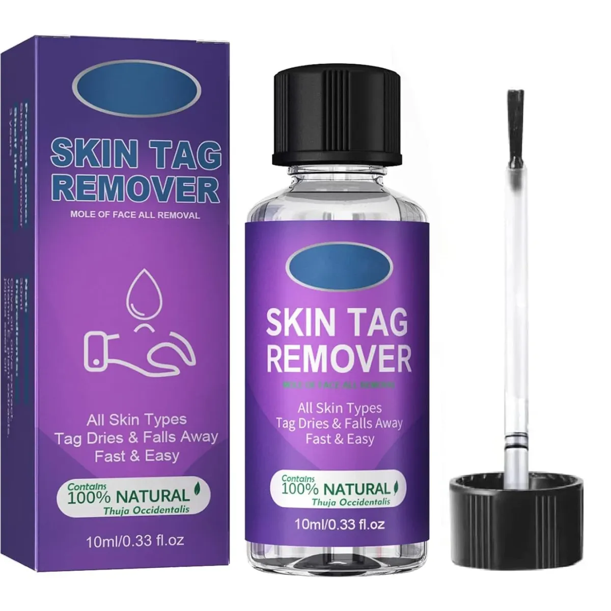 Skin Tag, Wart & Mole Remover (10ml)  আপনার ত্বককে করুন দাগহীন, সুন্দর ও স্বাভাবিক—কোনো ঝামেলা ছাড়াই! আপনার ত্বকের আঁচিল (Skin Tag), গুঁড়ি আঁচিল (Wart) বা অবাঞ্ছিত তিল (Mole) নিয়ে চিন্তিত? এই কমপ্যাক্ট ১০ মি.লি. ন্যাচারাল লিকুইড রিমুভারটি কোনো ব্যথা বা দা