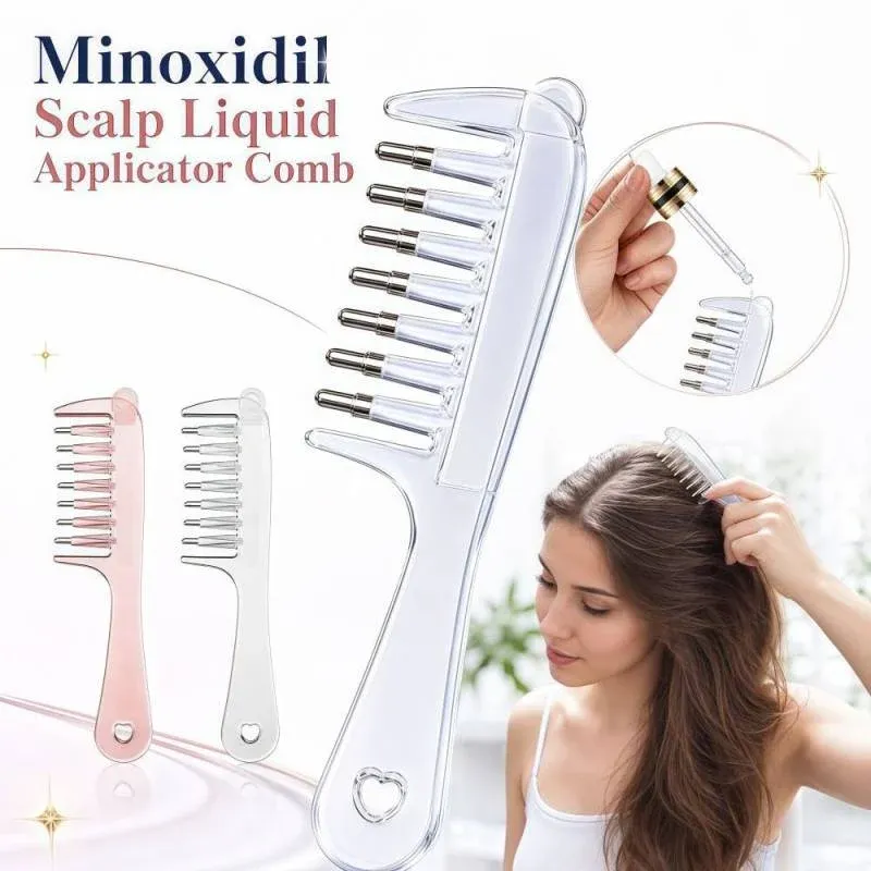 Scalp Oil Dispenser & Applicator Comb