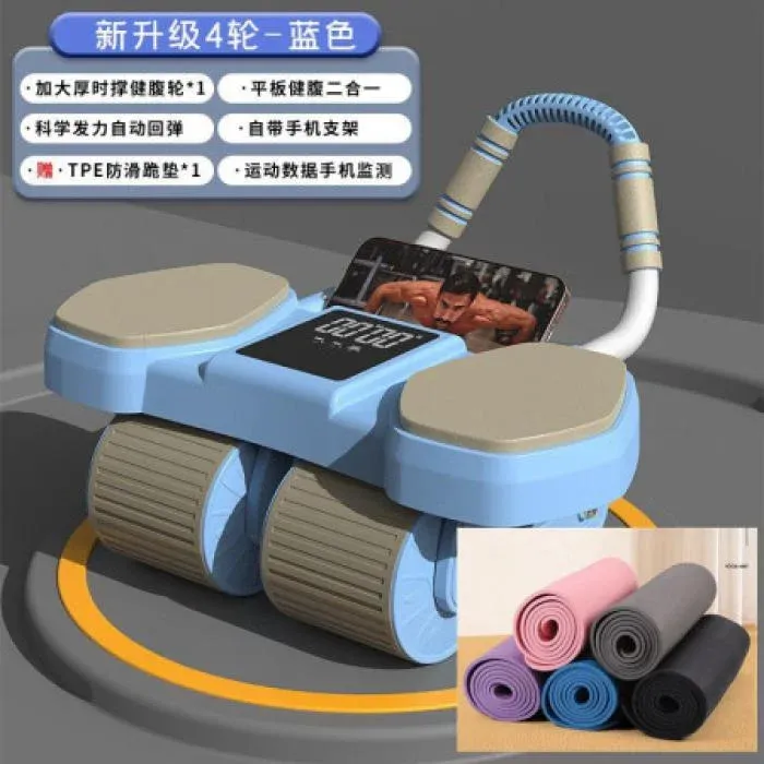 Smart 4-Wheel Ab Roller