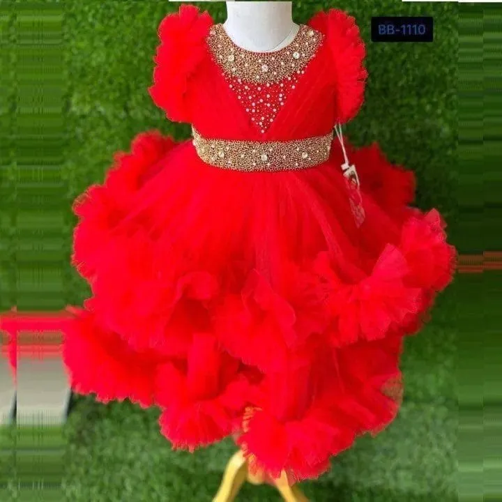 💥 🏵️বেবি পার্টি ড্রেস🏵️