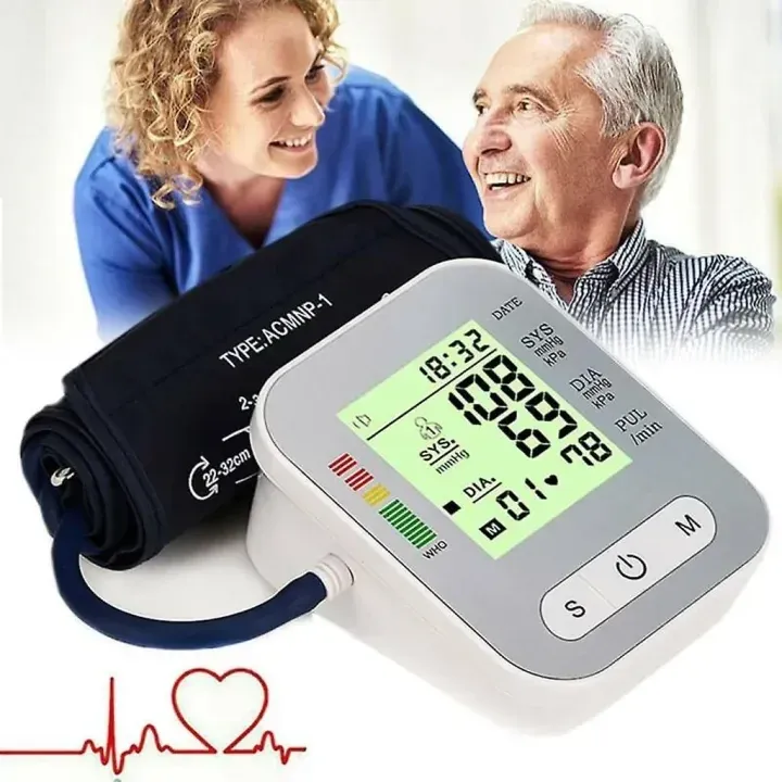 Digital Arm Blood Pressure & Pulse Monitor with Voice