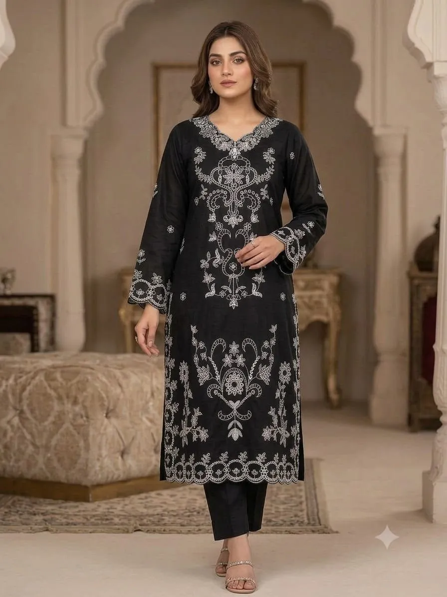 💢 Unique Embroidered Co-Ord Set